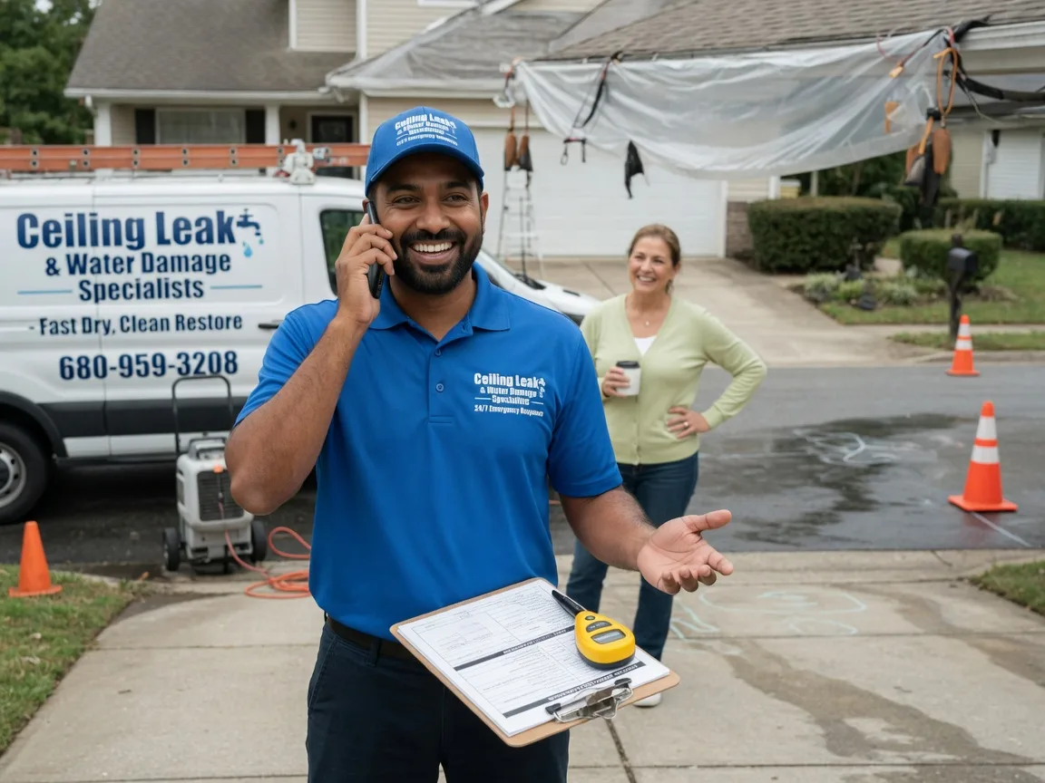 Ceiling Leak Cleanup Dresser, WI FAQs